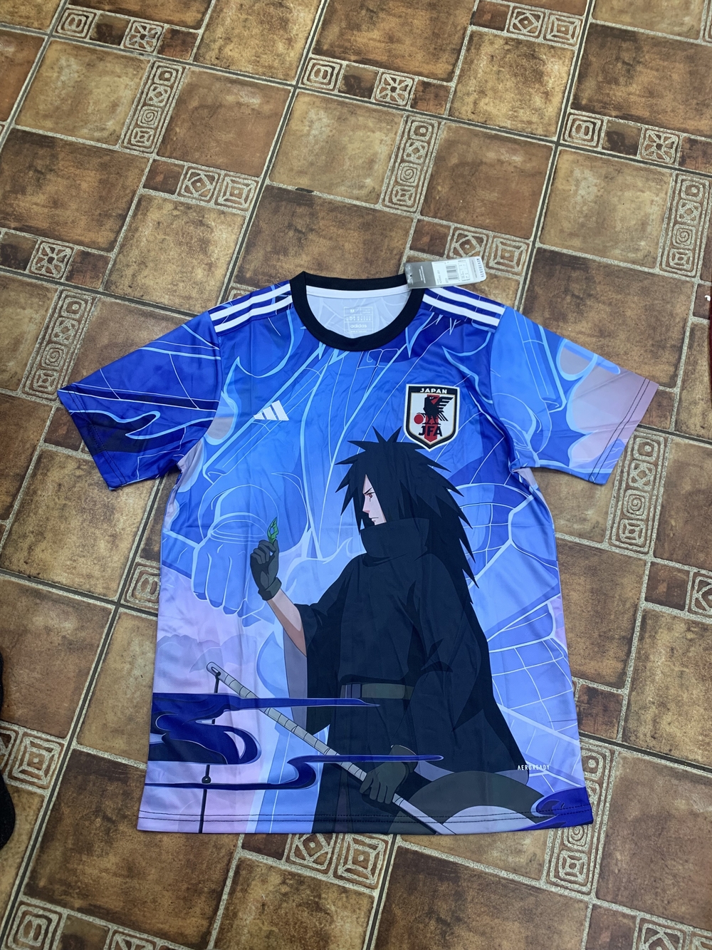 adidas Japan 2026 Naruto X Sasuke Custom Fan Art Jersey Size M